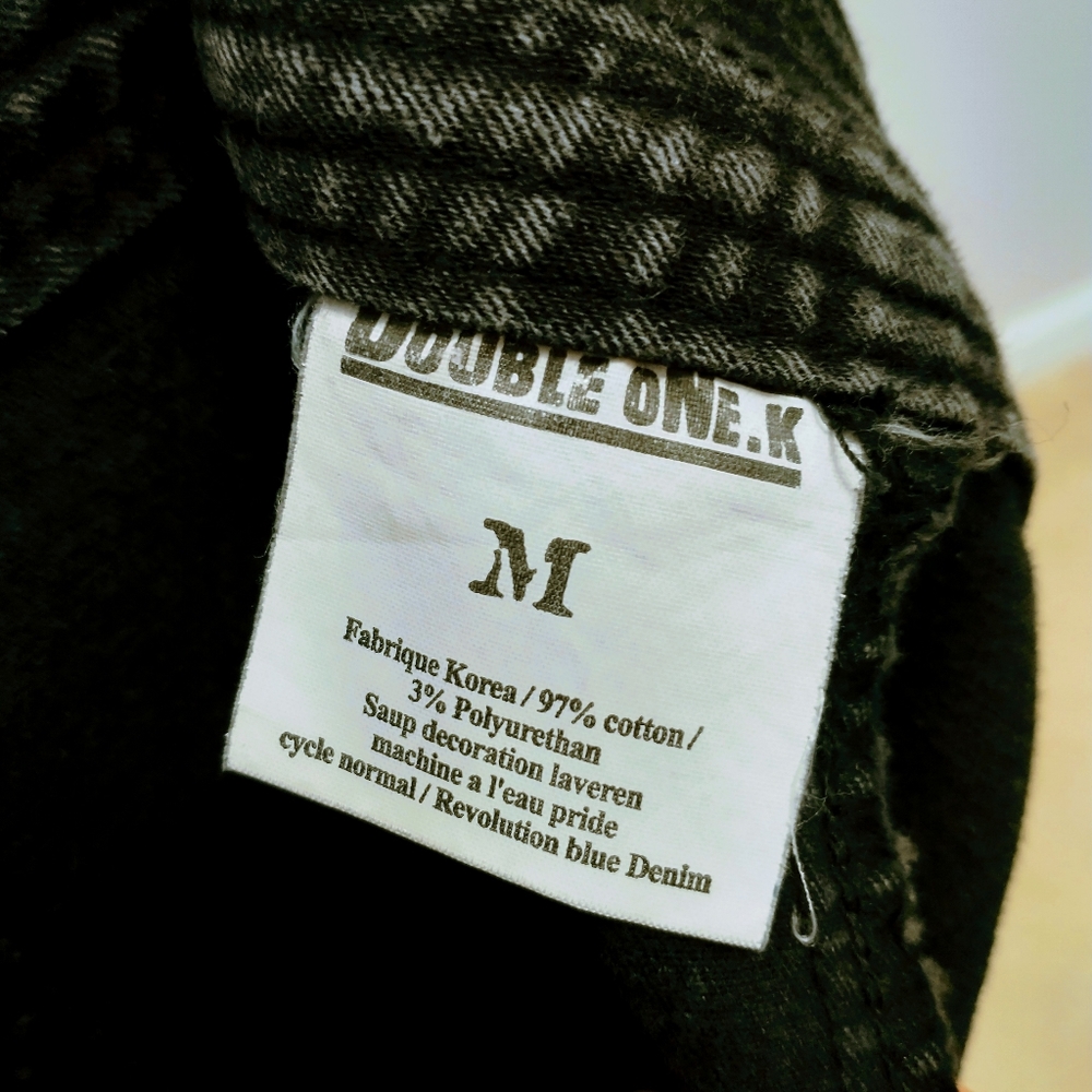 Doubleone.K Black Jean Mini Skirt - Picture 12 of 12